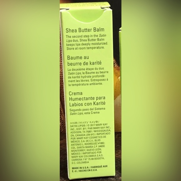 Mary Kay Satin Lips Shea Butter Balm White Tea and Citrus NWT - Picture 5 of 6